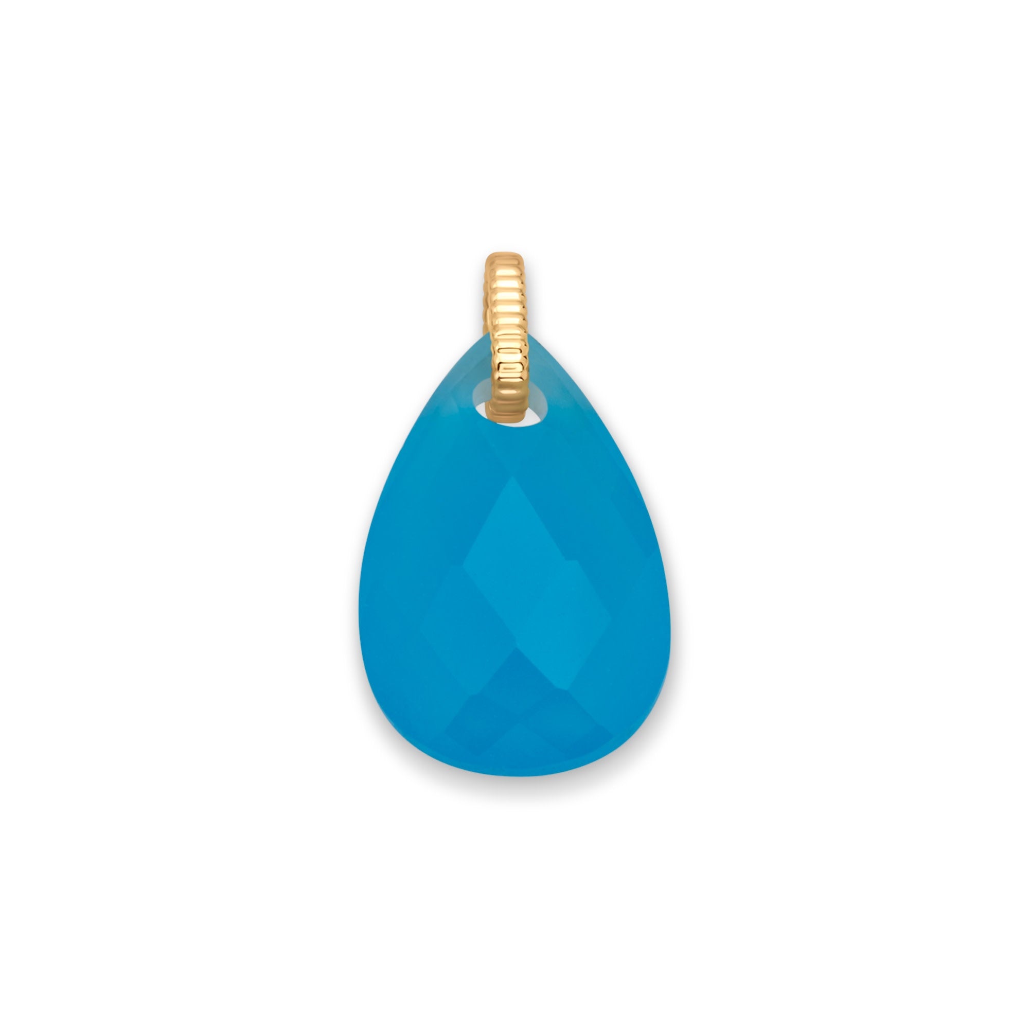 Kosmic Glass droplet Blue turq