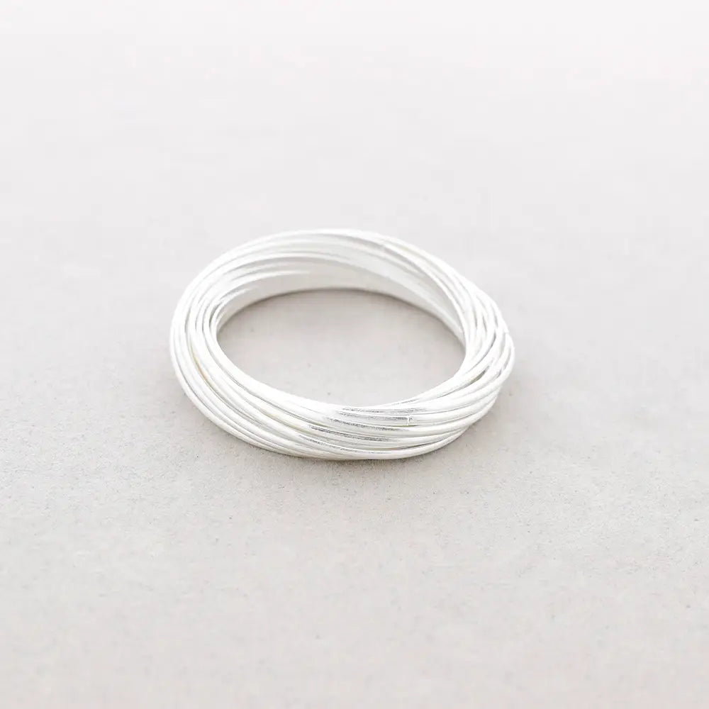 Bracelet multi-anneaux - Acier inoxydable