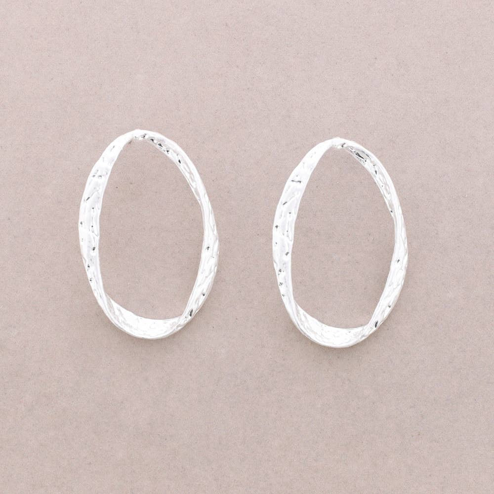 Boucles d'oreilles créoles - Acier inoxydable