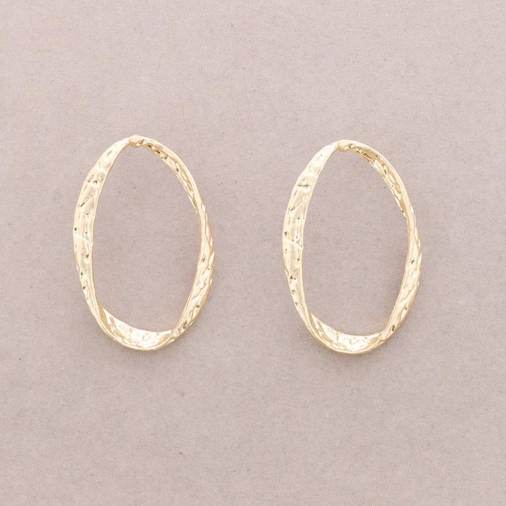 Boucles d'oreilles créoles - Acier inoxydable