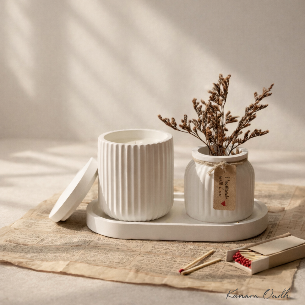 Decoratieve Jesmonite-set – Ambachtelijk Kwartet