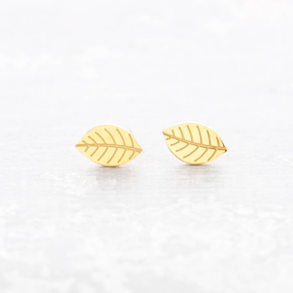 Minimalistische oorbellen Goud - Stainless Steel