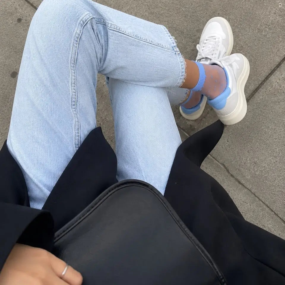 Sok Charlotte Lady blauw