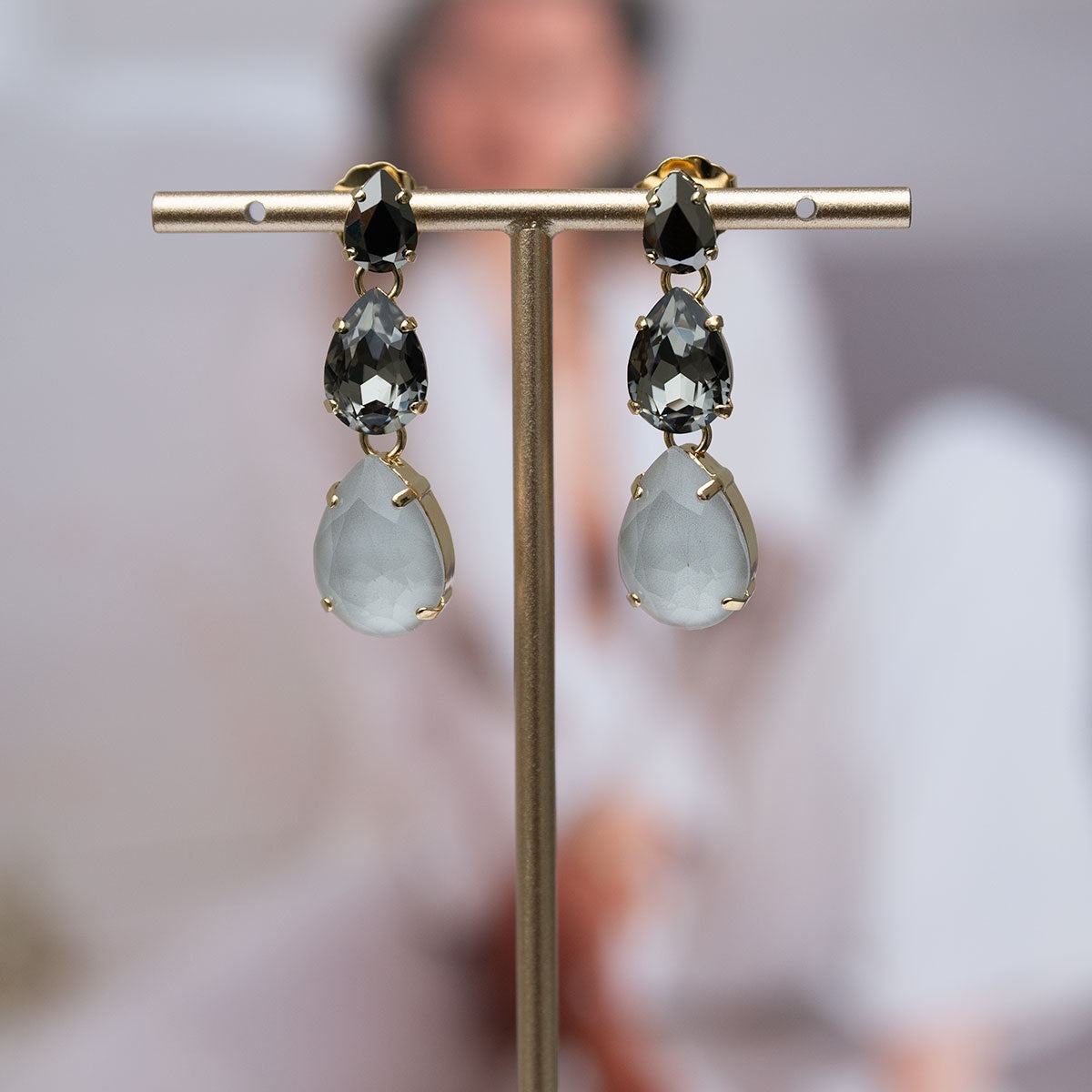 Oorring Allegra Grigio