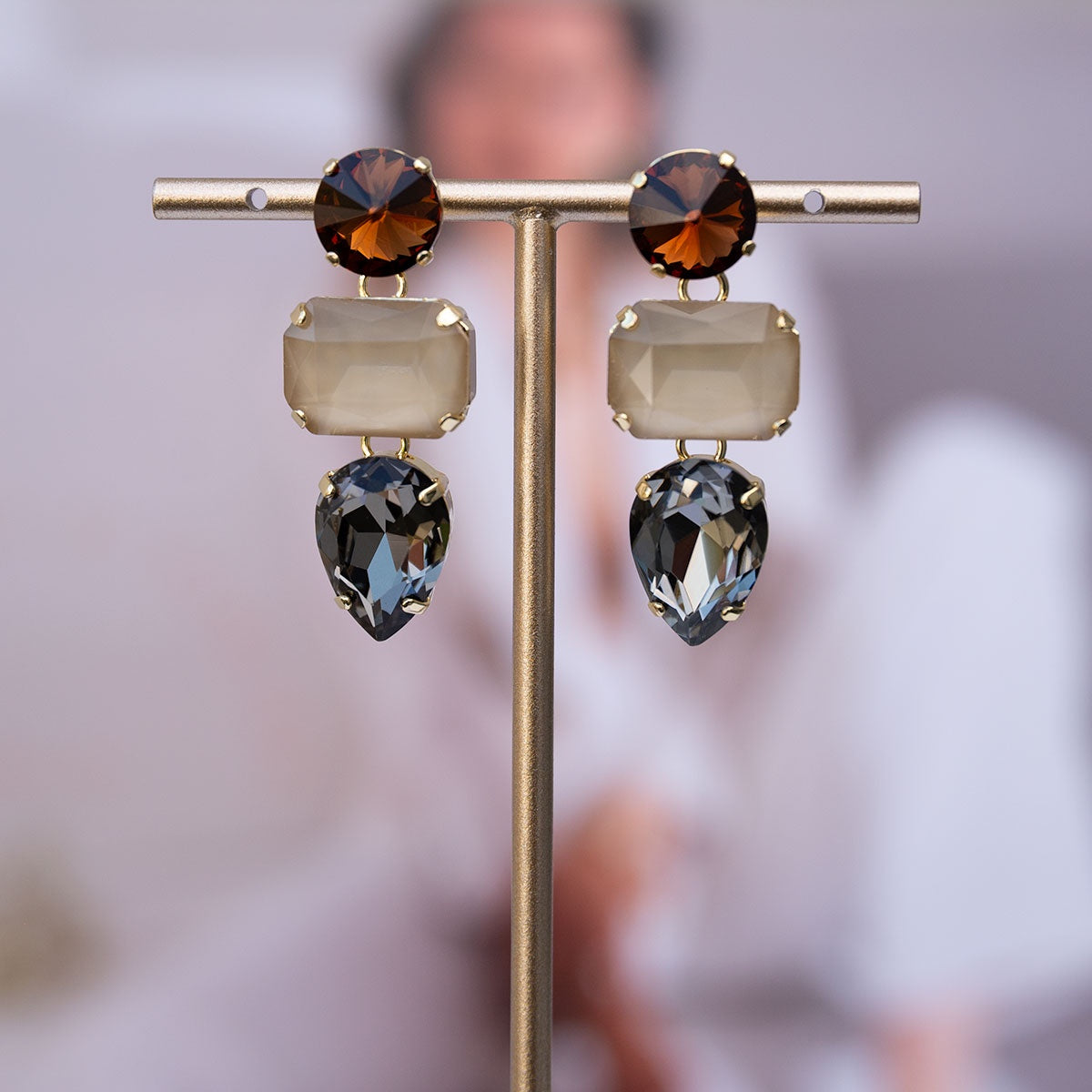 Oorring Elenora Sfumato Marrone