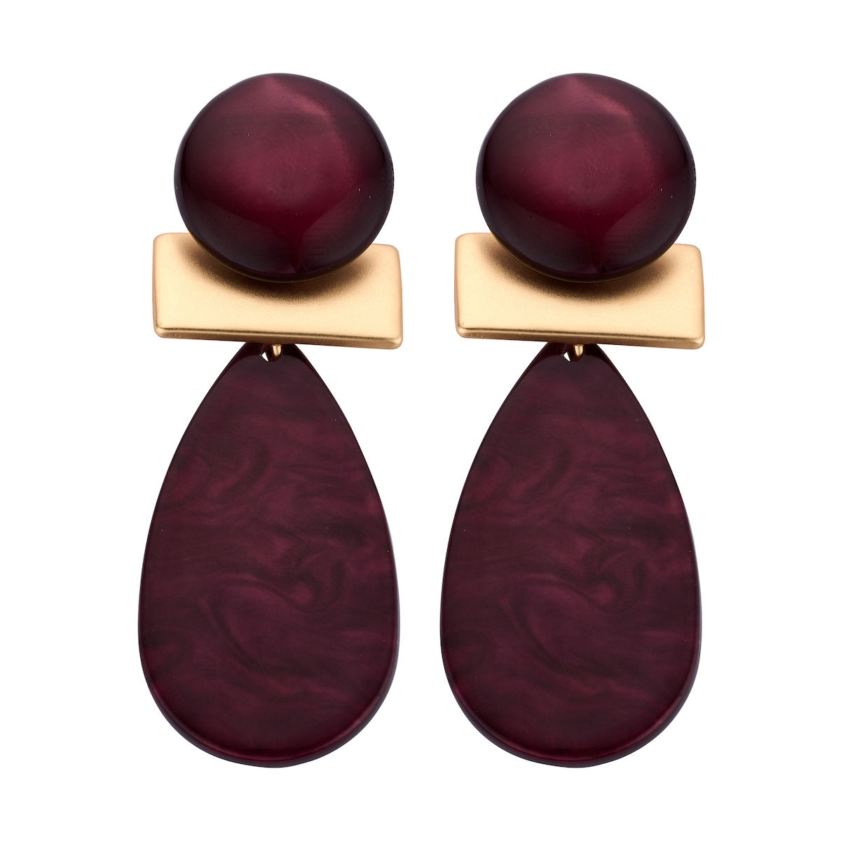 Oorring KOB32 Aubergine