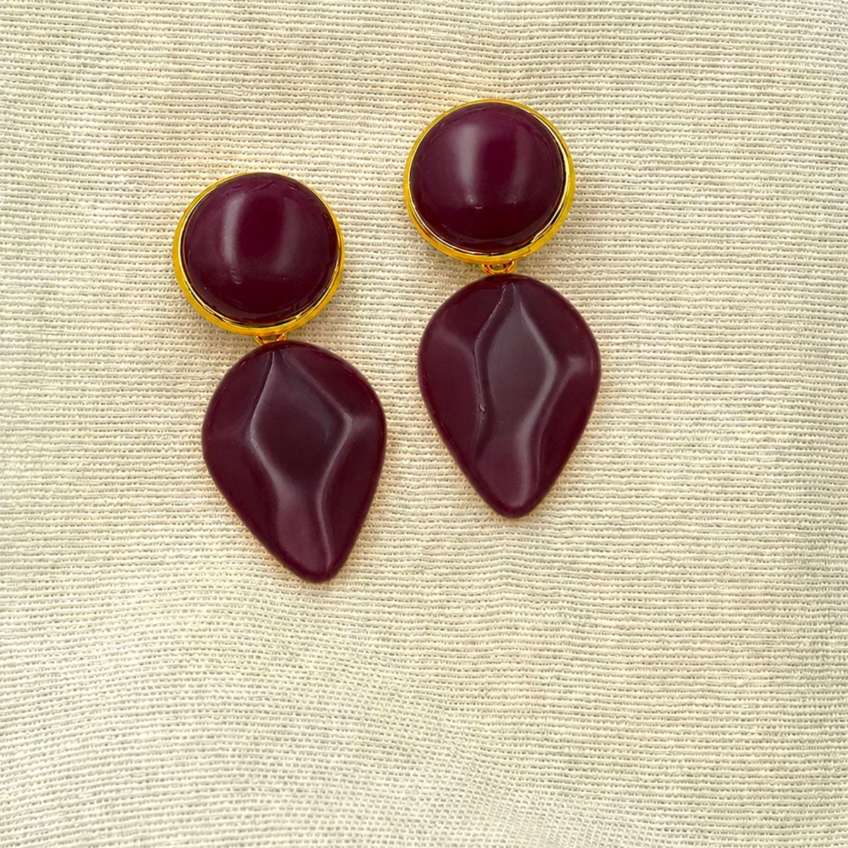 Oorring Luméette Cassis