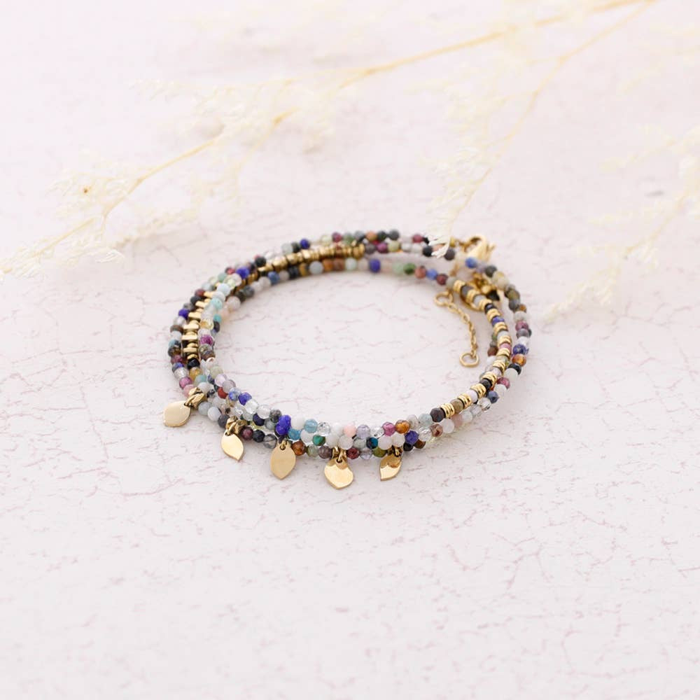 Bracelet en Acier avec Pierres