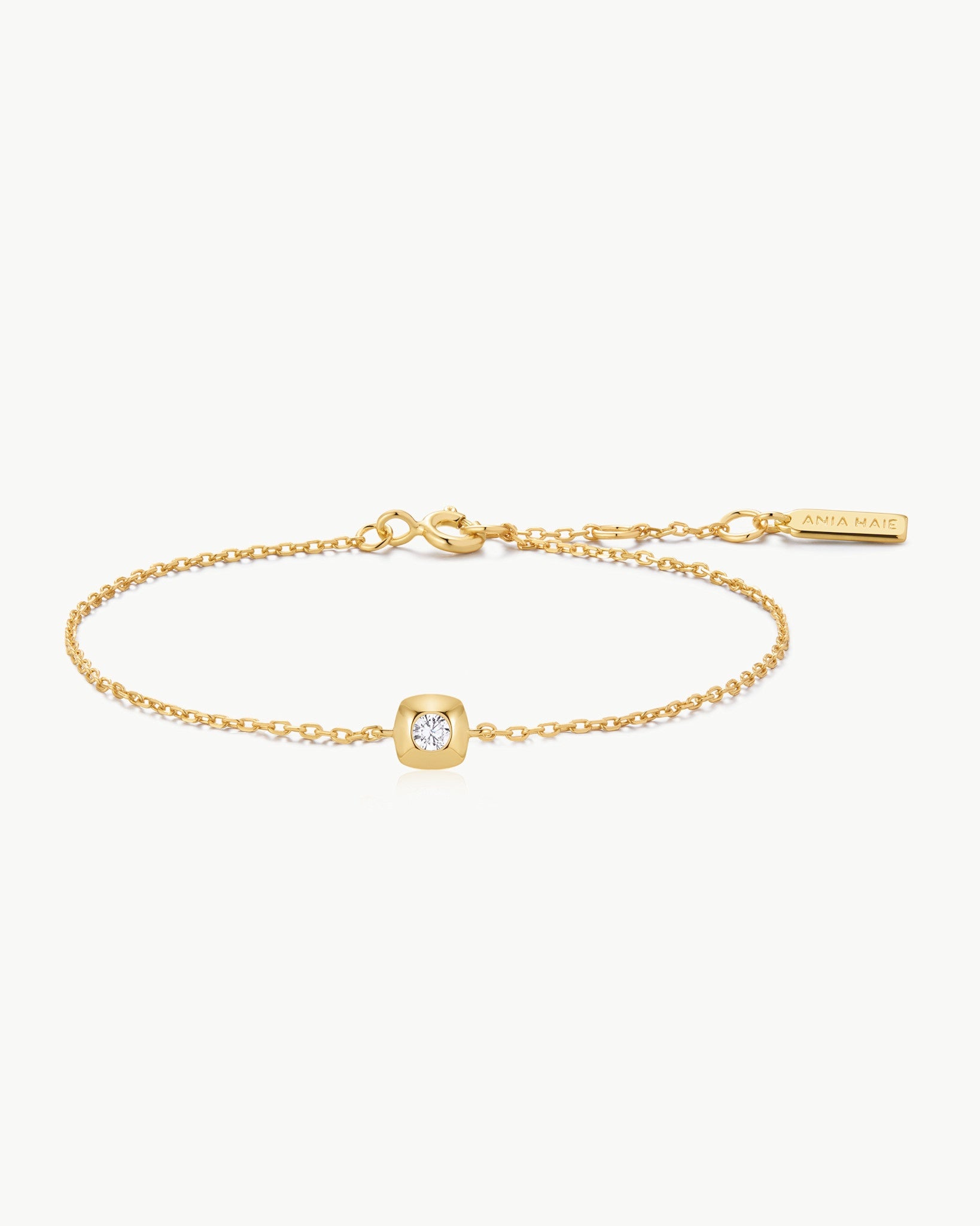 Armband Modern Bezel-Set Solitaire