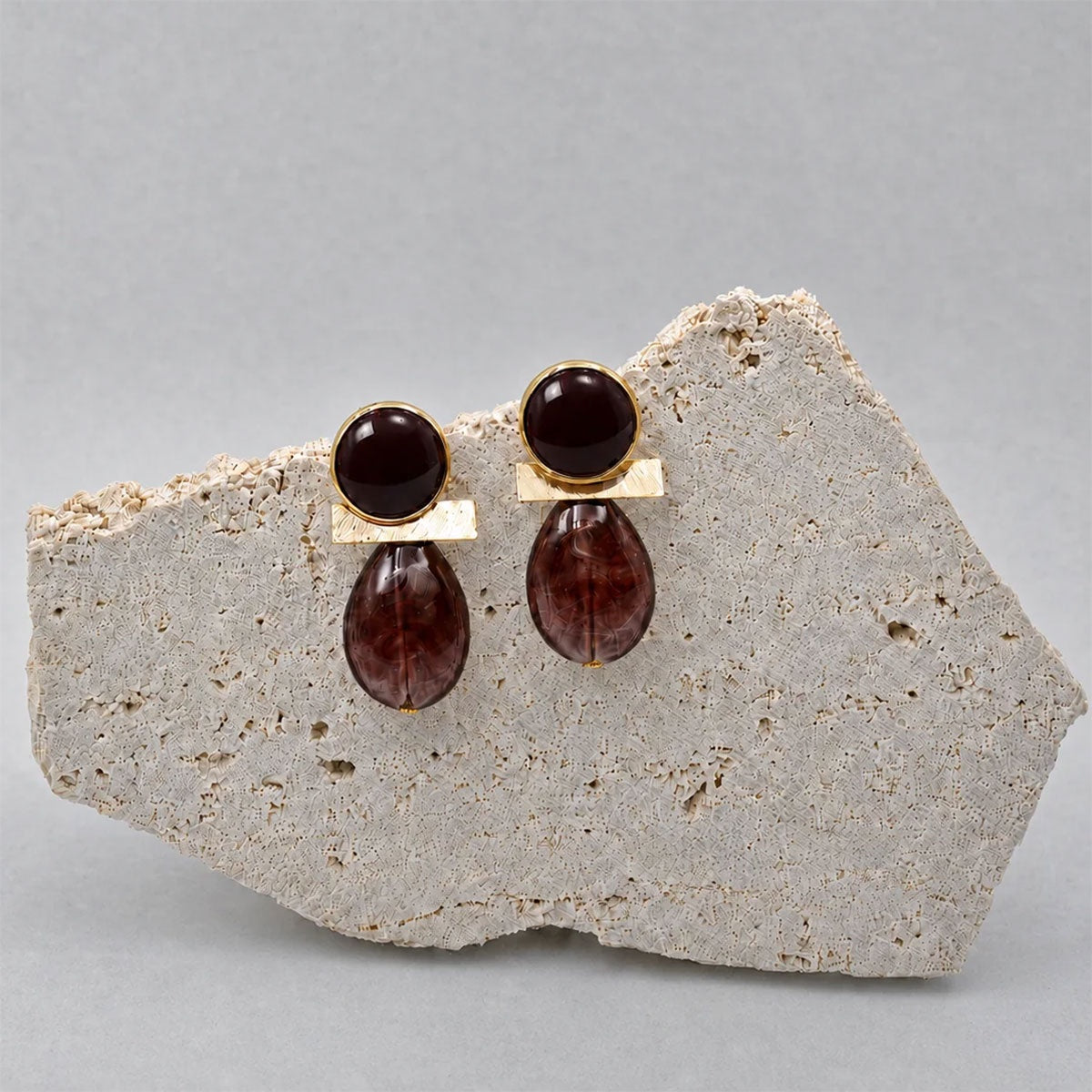 Oorring Barres Chocolat