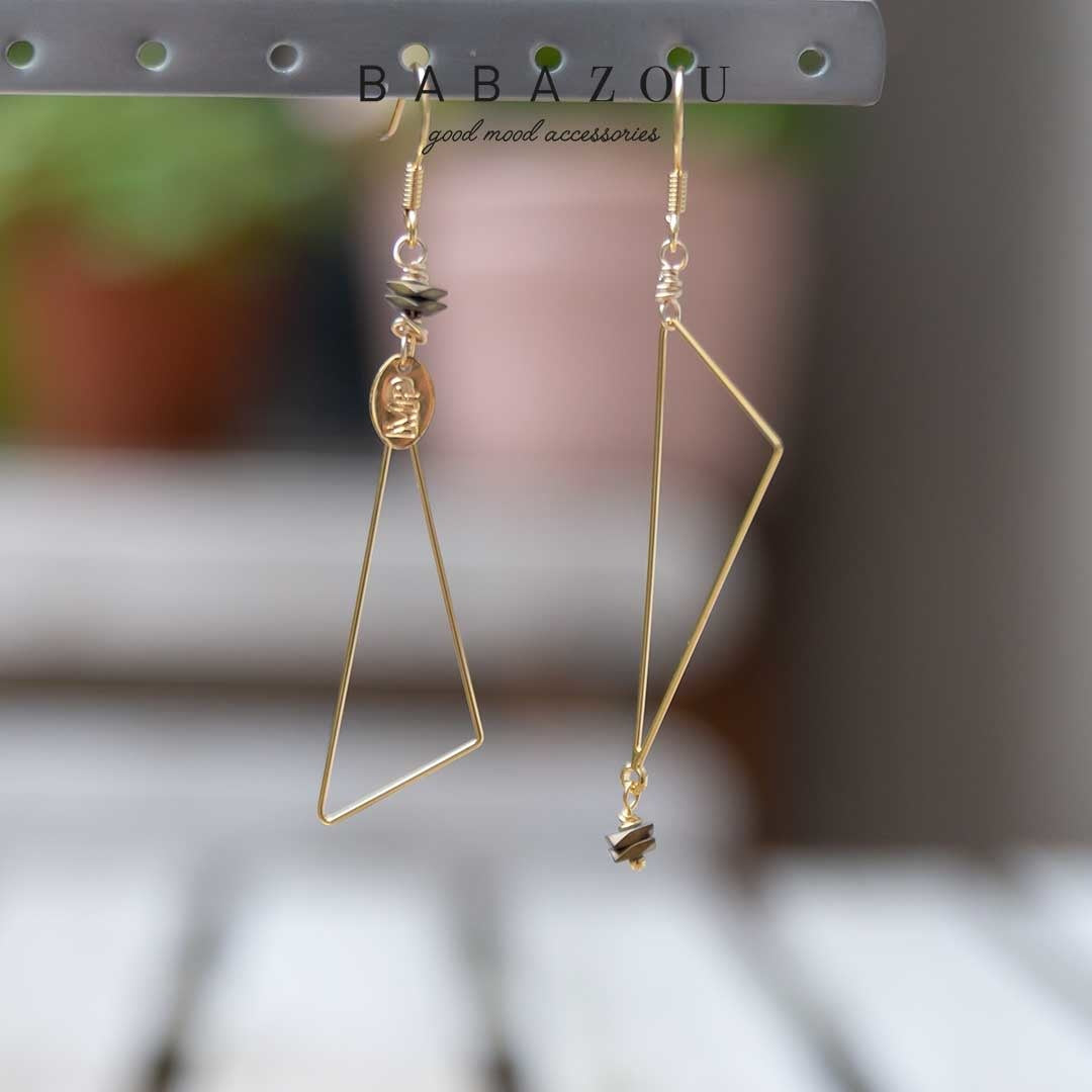 Asymmetrische Oorring Chemaine Babazou