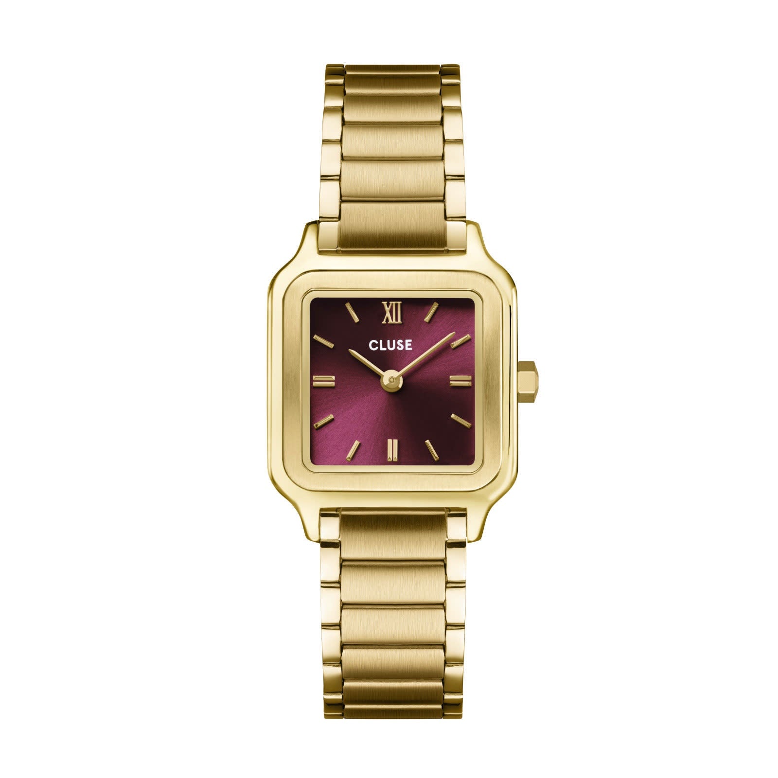 Uurwerk Gracieuse petite steel dark cherry, gold
