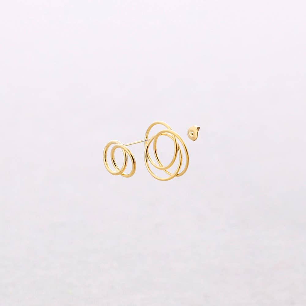 Boucles d'oreilles avec 2 variantes - Acier inoxydable