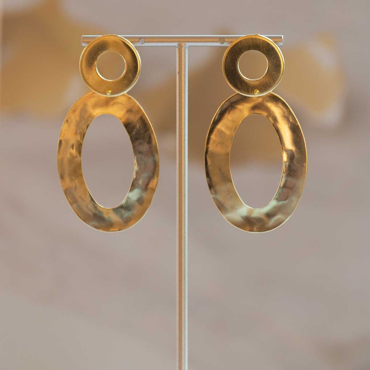 Oorring Ovalis Goud
