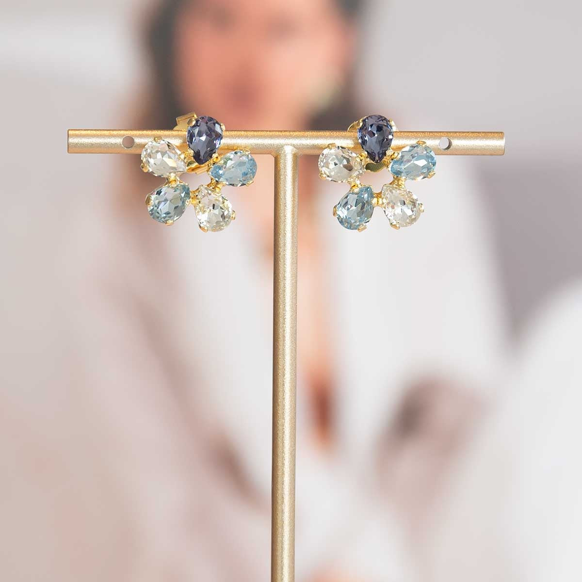 Oorring Bianka Sfumato Azzurro