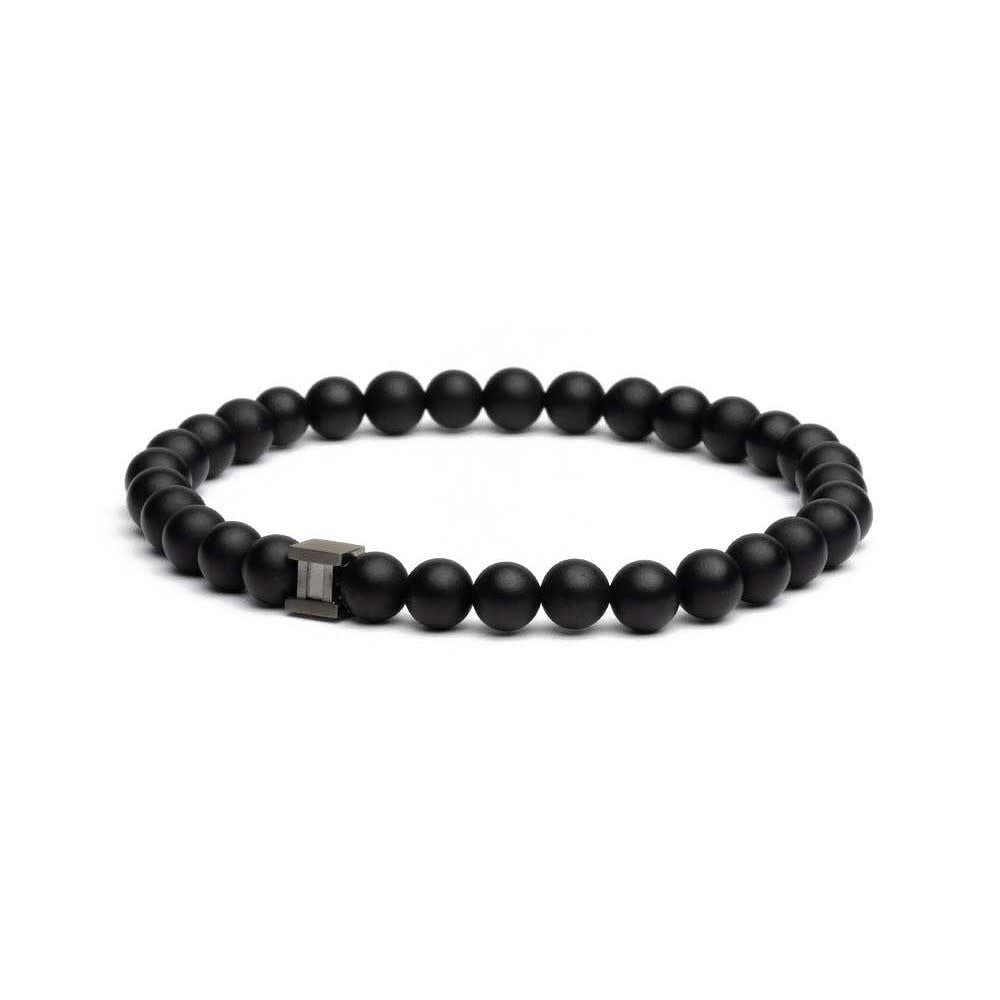 Armband Six Black Mat M