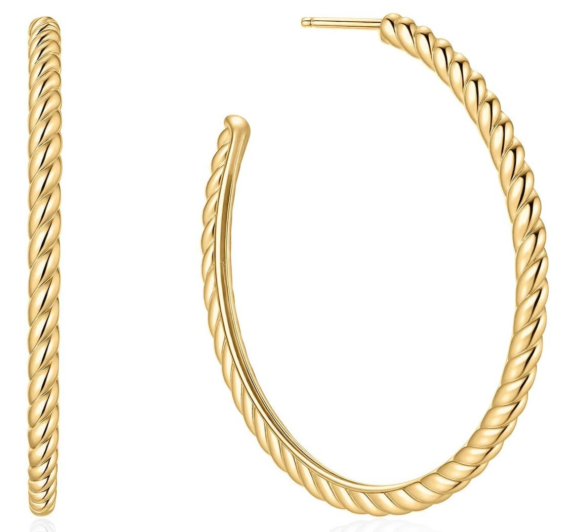 Oorring Twisted Oversized Hoop