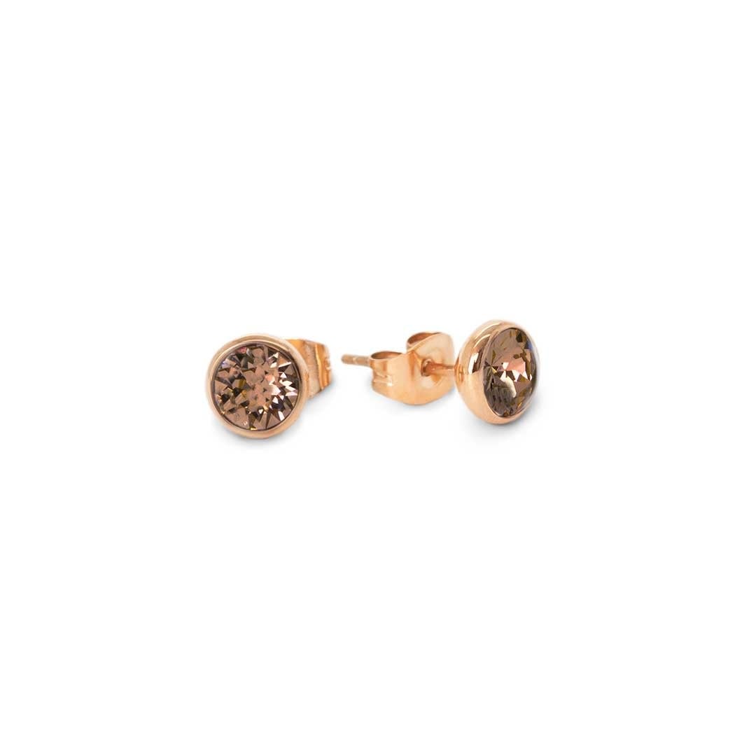 Mabel earring Smoked topaz