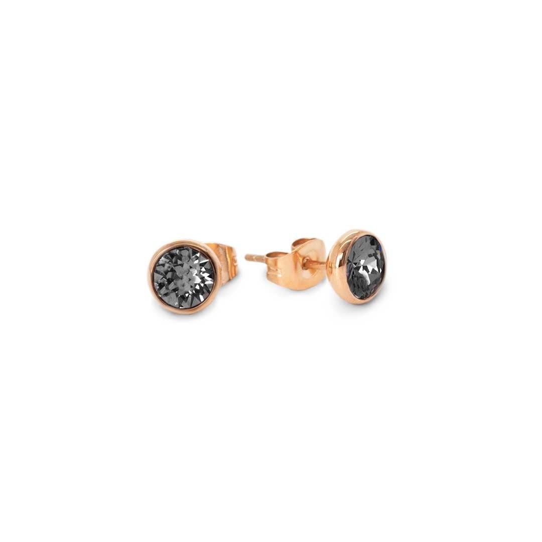 Mabel earring Transparant black