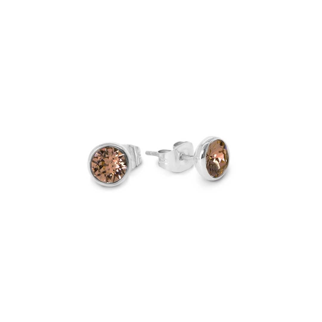 Mabel earring Smoked topaz