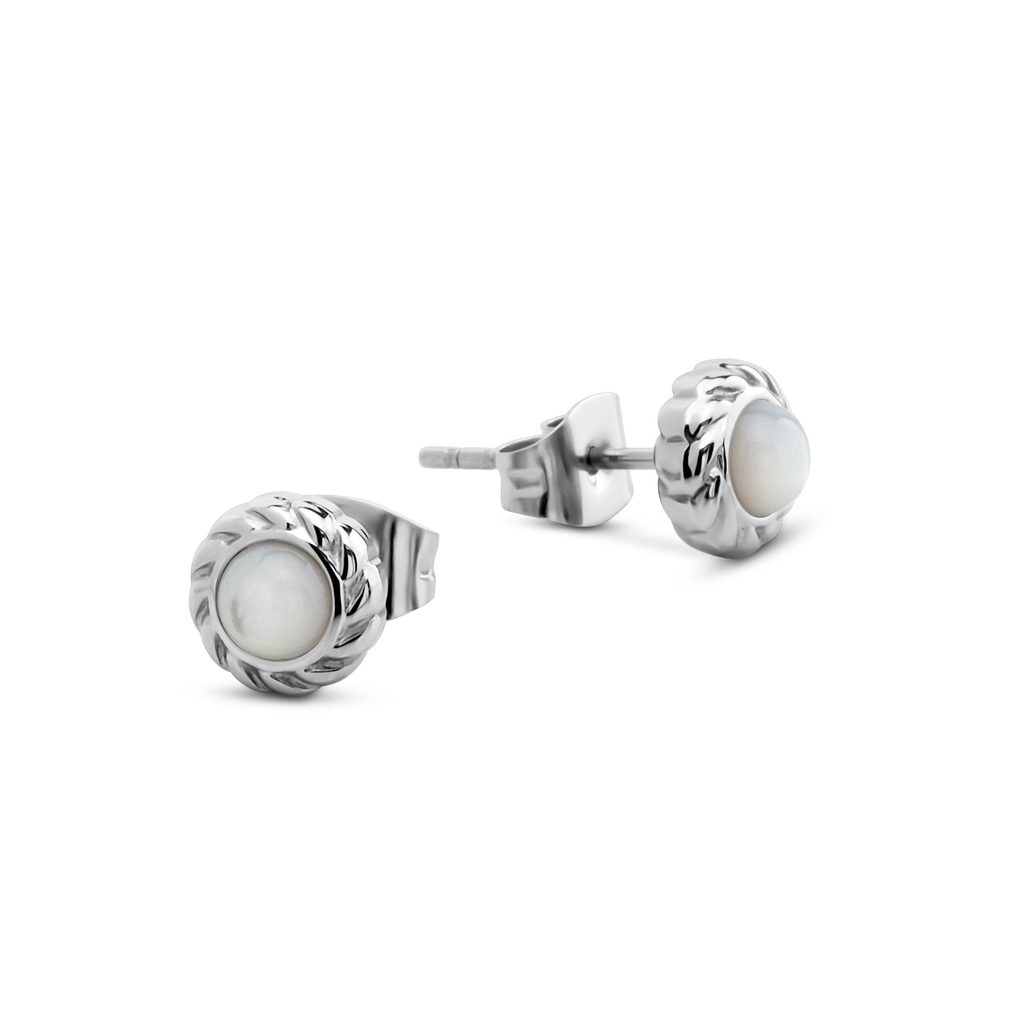FR Leona boucle d'oreille nacre