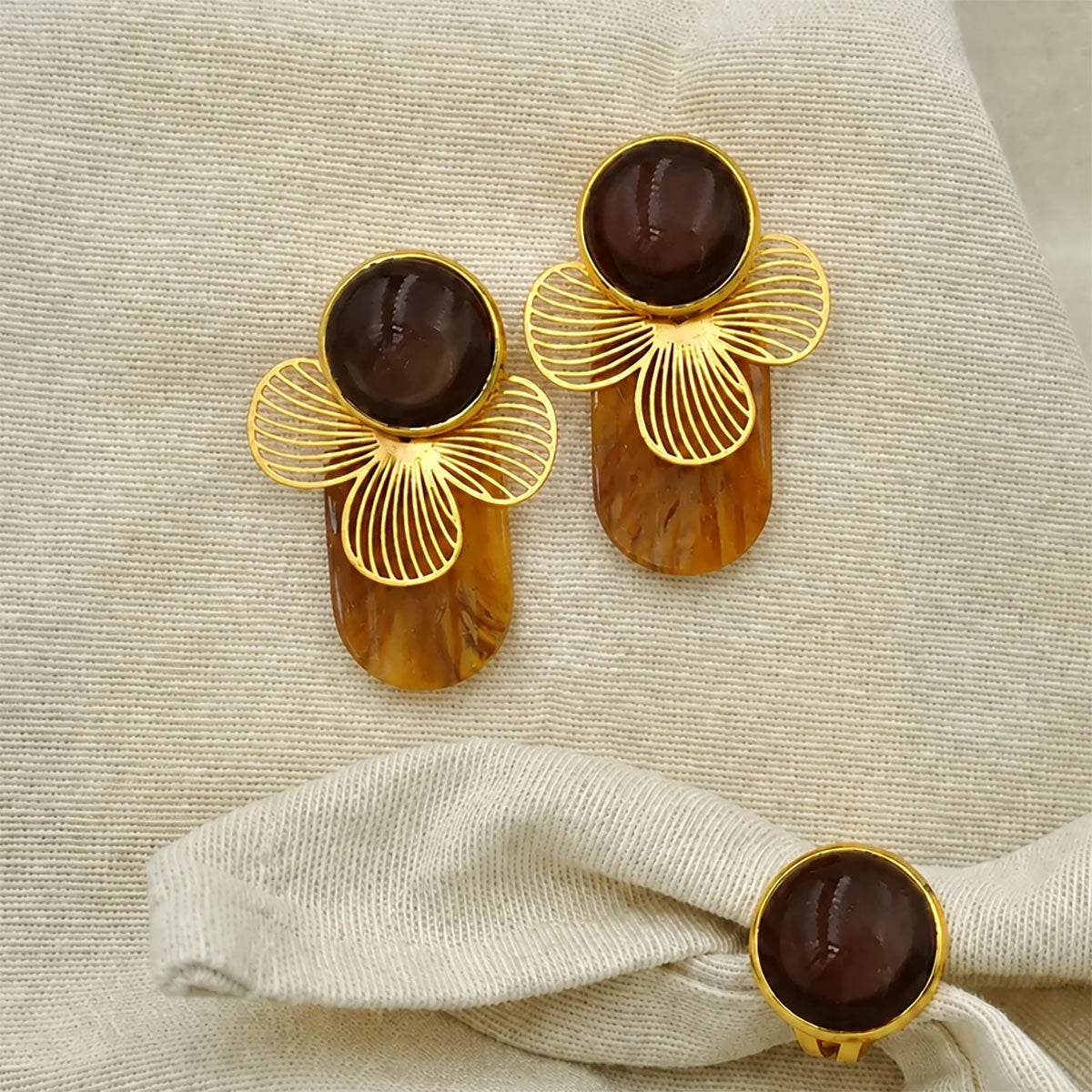 Oorring Floréa Chocolat