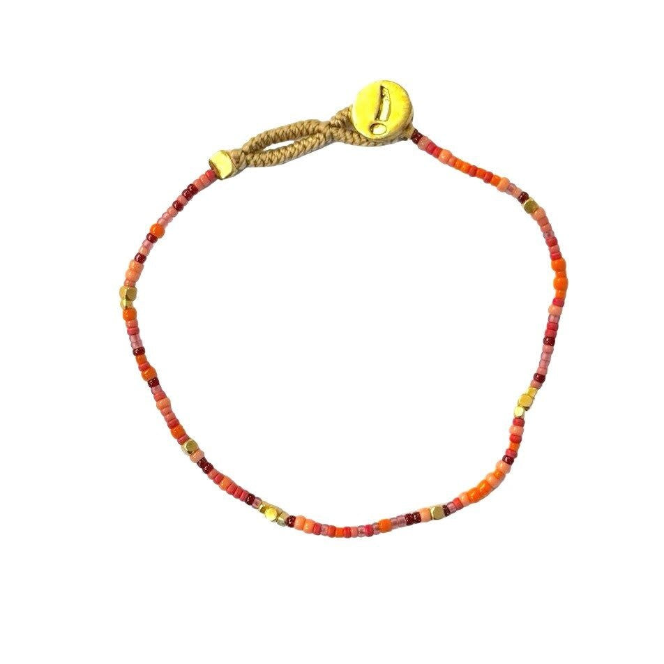 Armband Lulu Raindrop Mix Orange