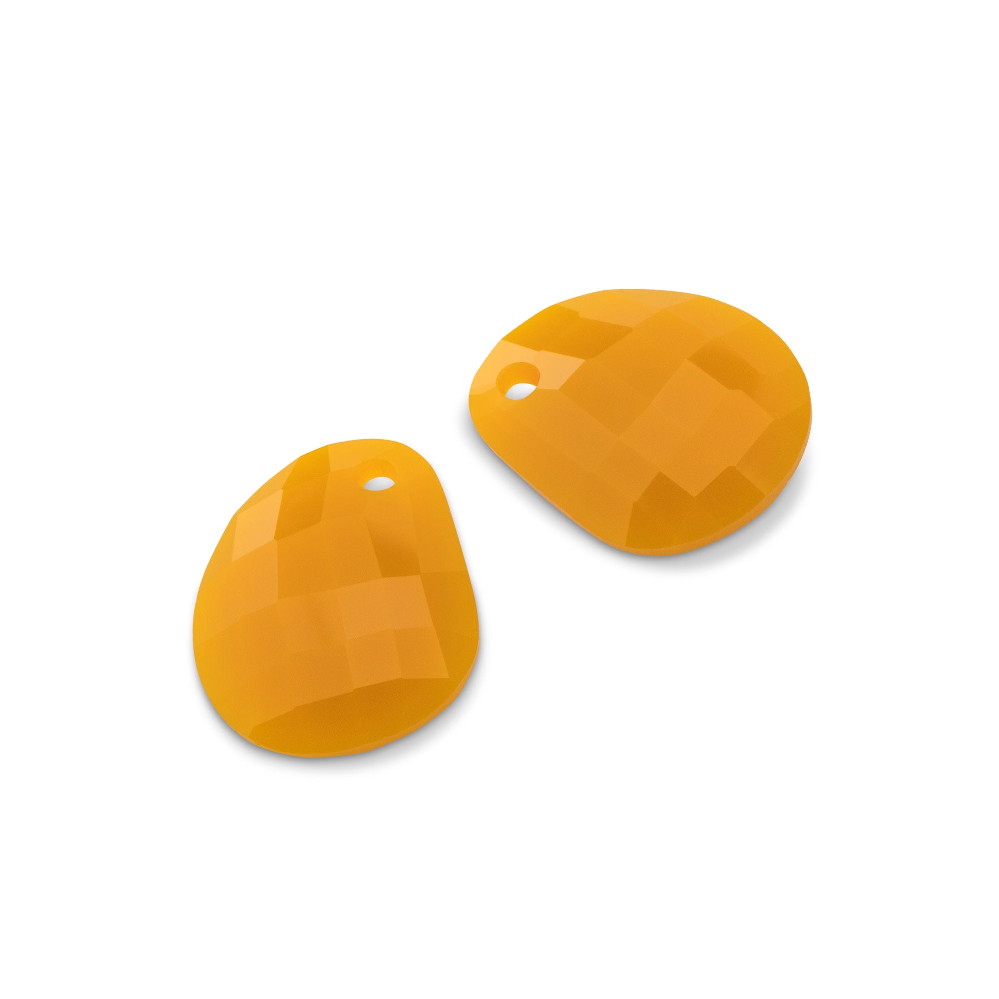 KO Shaped facet Bright yellow hangers