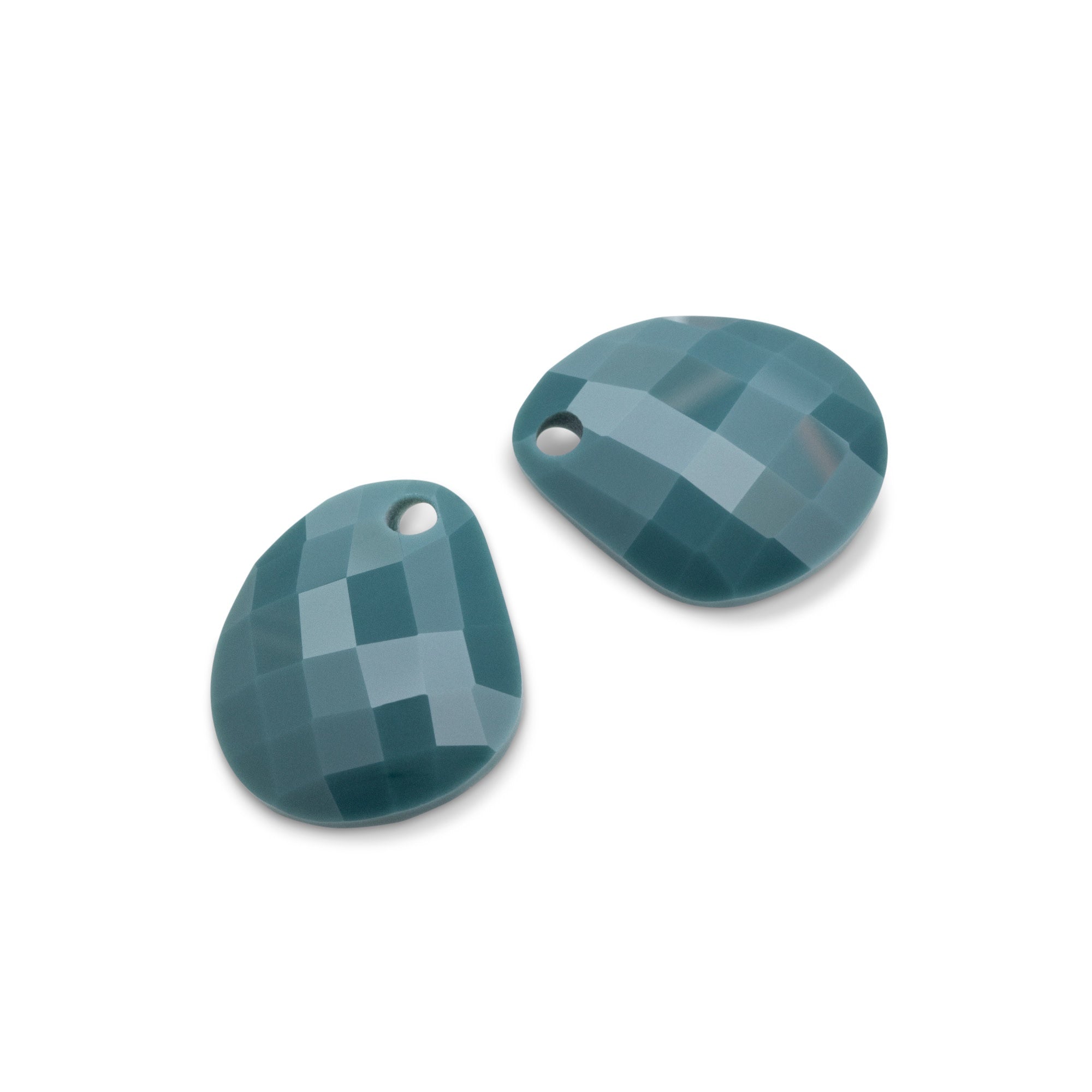KO Shaped facet, Retro Blue