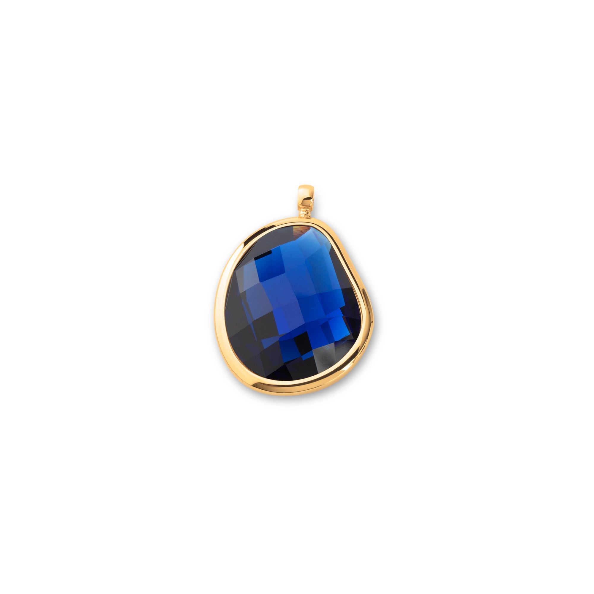 KO Shaped facet Lake blue