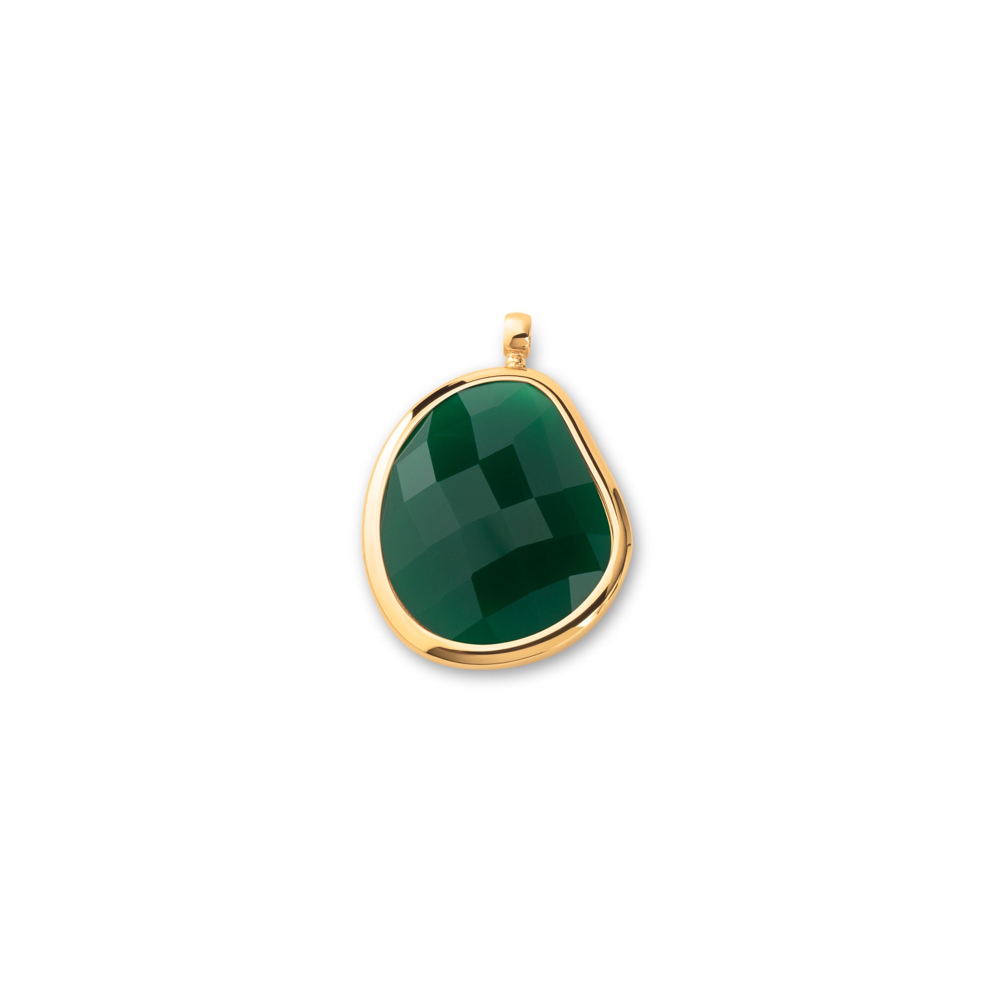 KO Shaped facet Ocean green
