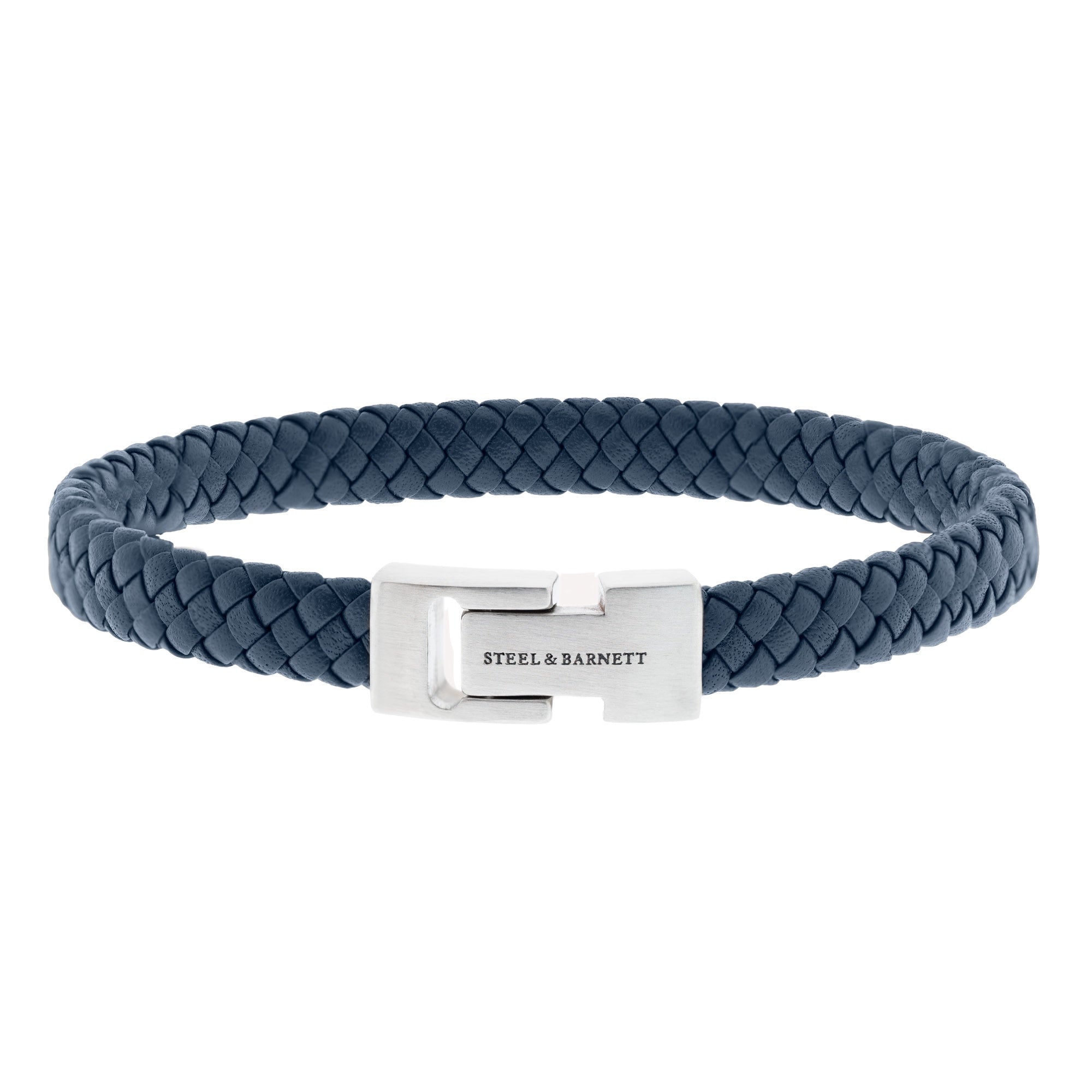 Leather Bracelet Archie Jeans Blue M