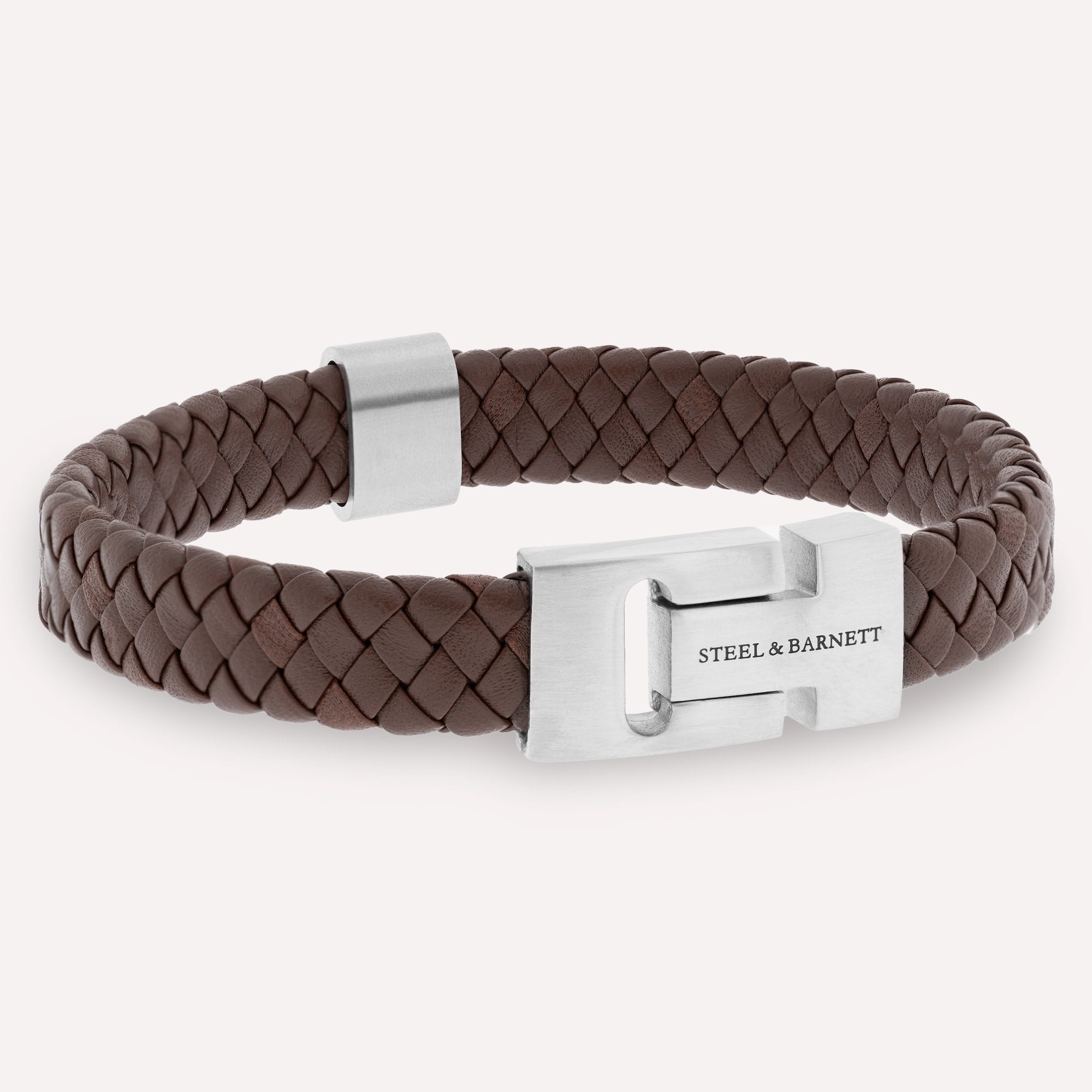 Leather Bracelet Harrison Brown M