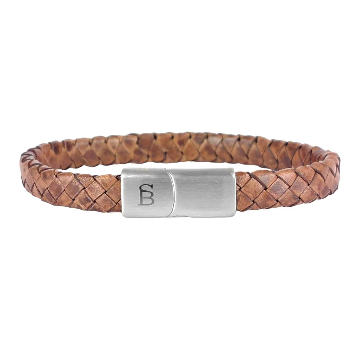 Leather Bracelet Riley Caramel M