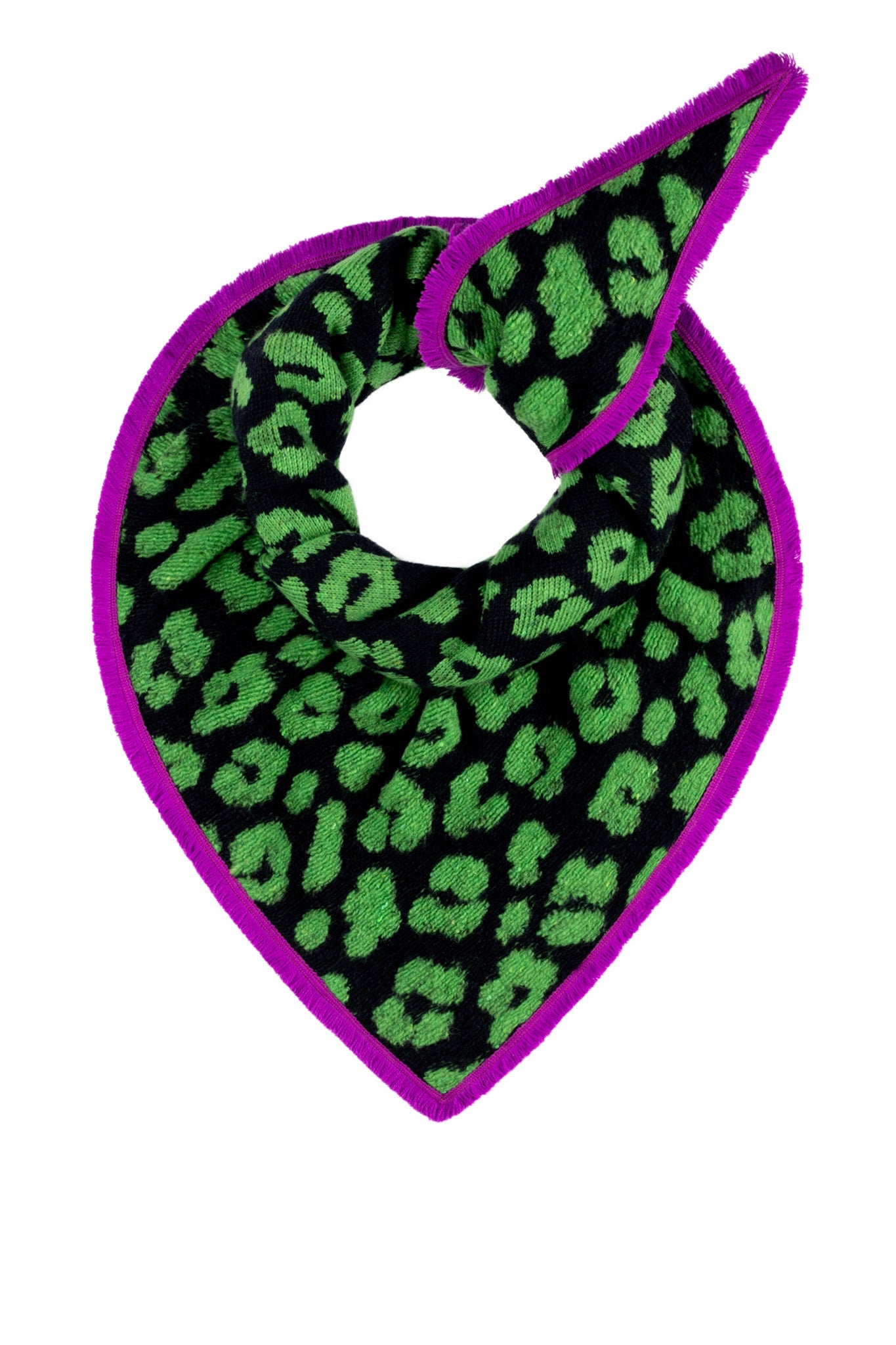 Sjaal Animal Navy Green