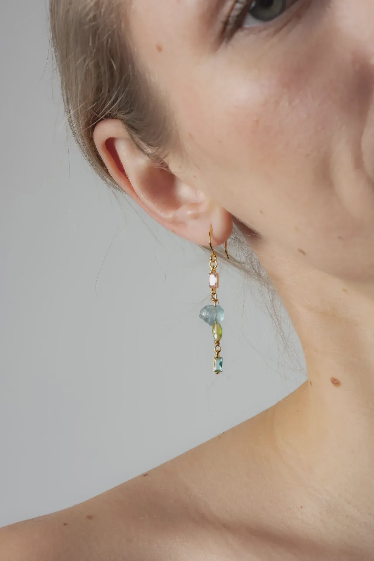 Asymmetrische Oorring STUDIO26/XS-E-G Babazou