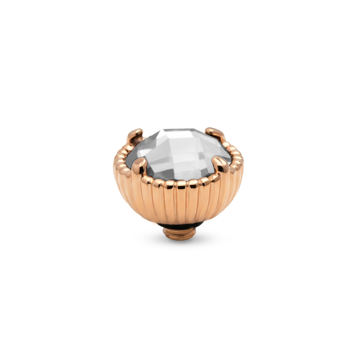 Twisted Setting Ribbed Halo