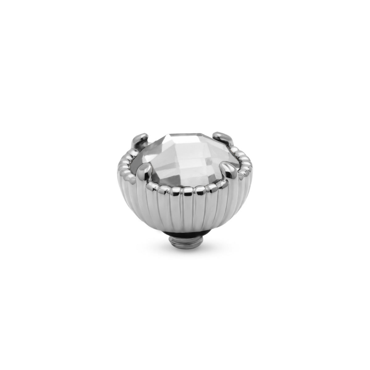 Twisted Setting Ribbed Halo