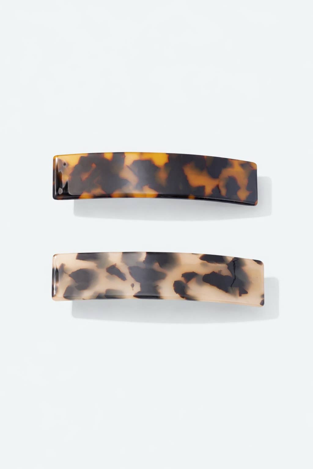 Haarclip met schildpadmotief 8,5 cm