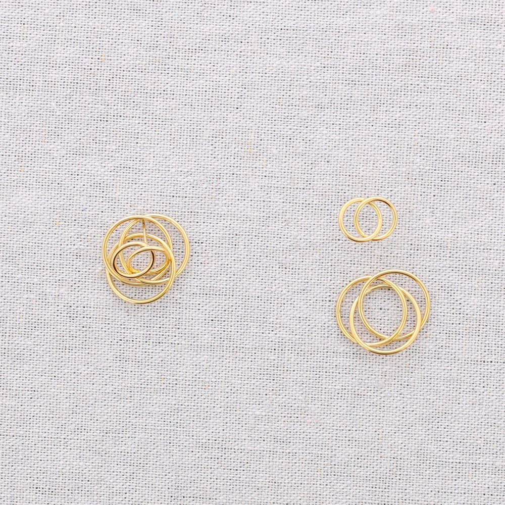 Boucles d'oreilles avec 2 variantes - Acier inoxydable