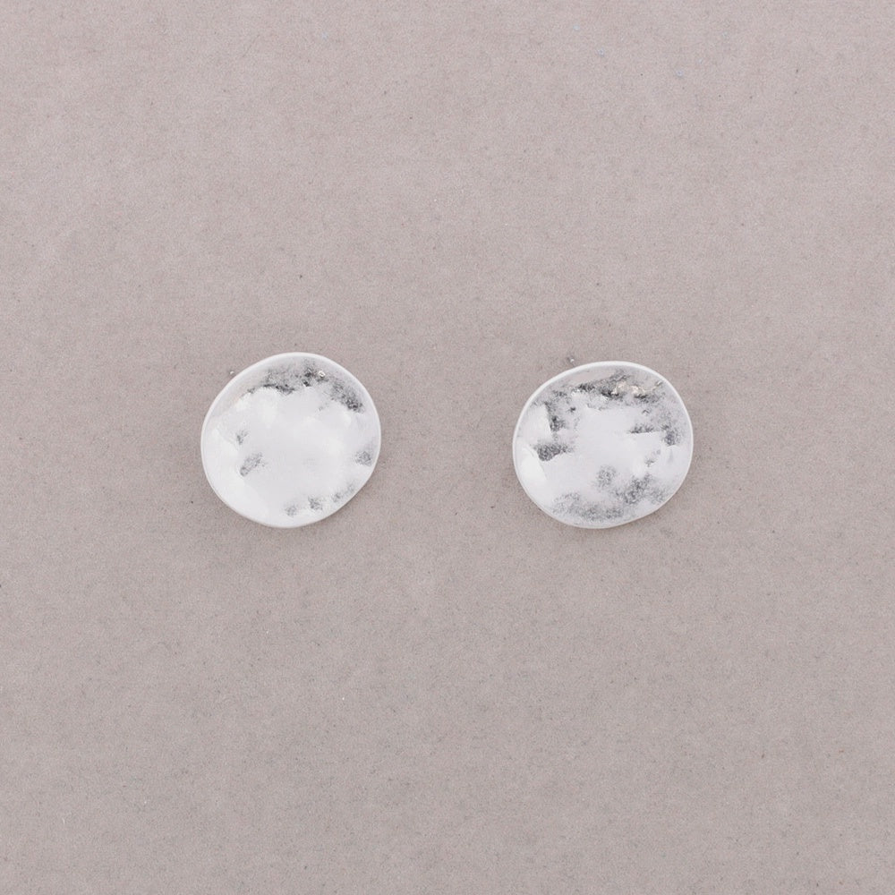 Ronde oorringen Zilver
