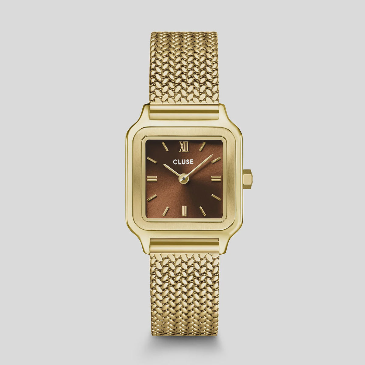 Uurwerk Gracieuse Petite Mesh, Brown, Gold