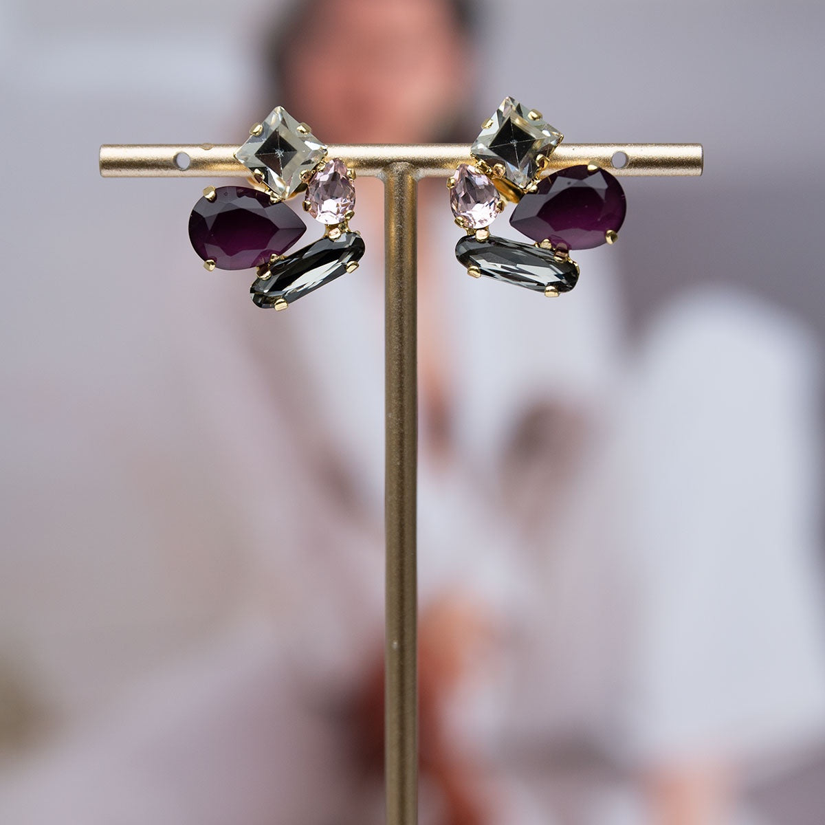 Oorring Donna Burgundy
