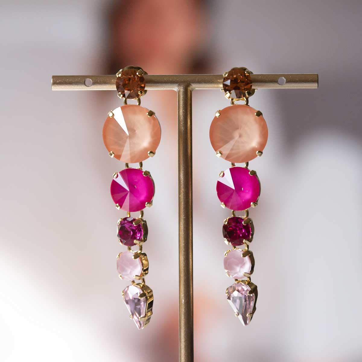 Oorring Allera Sfumato Fucsia