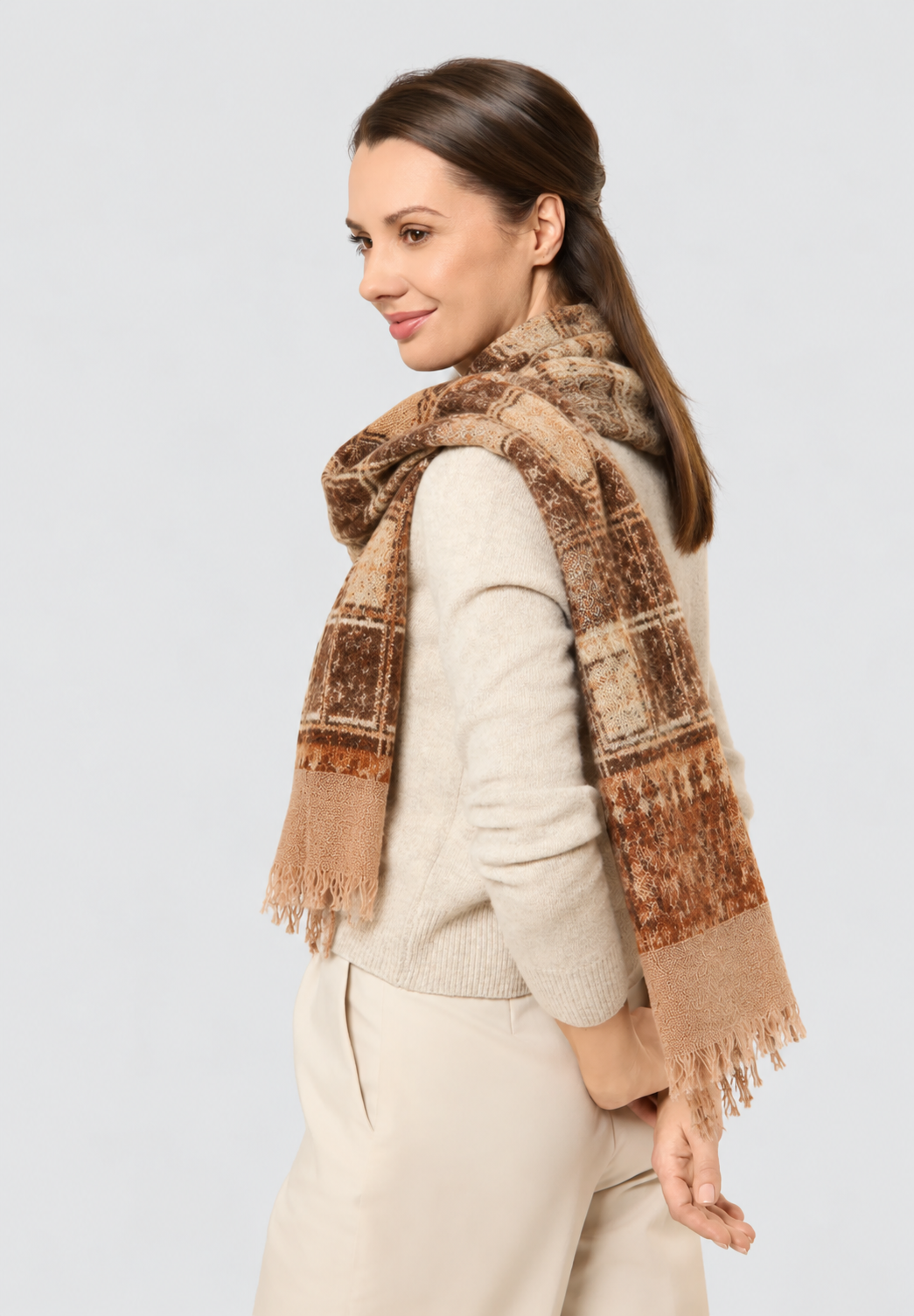 Sjaal LCSCARVES270 Beige