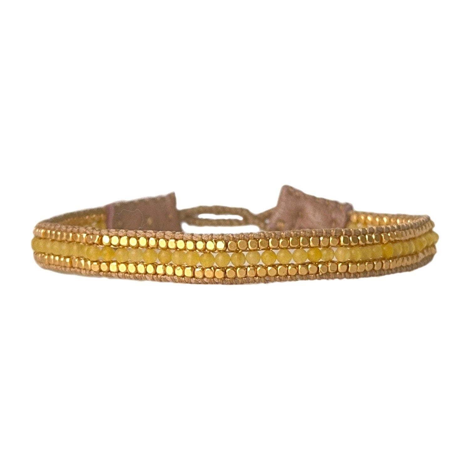 Armband Cap Jolie Yellow Jade