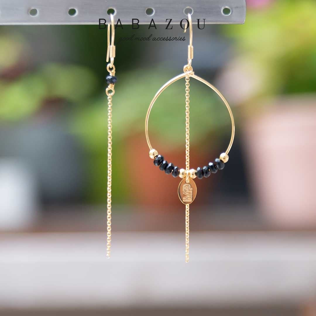 Asymmetrische Oorring MP-GB Babazou