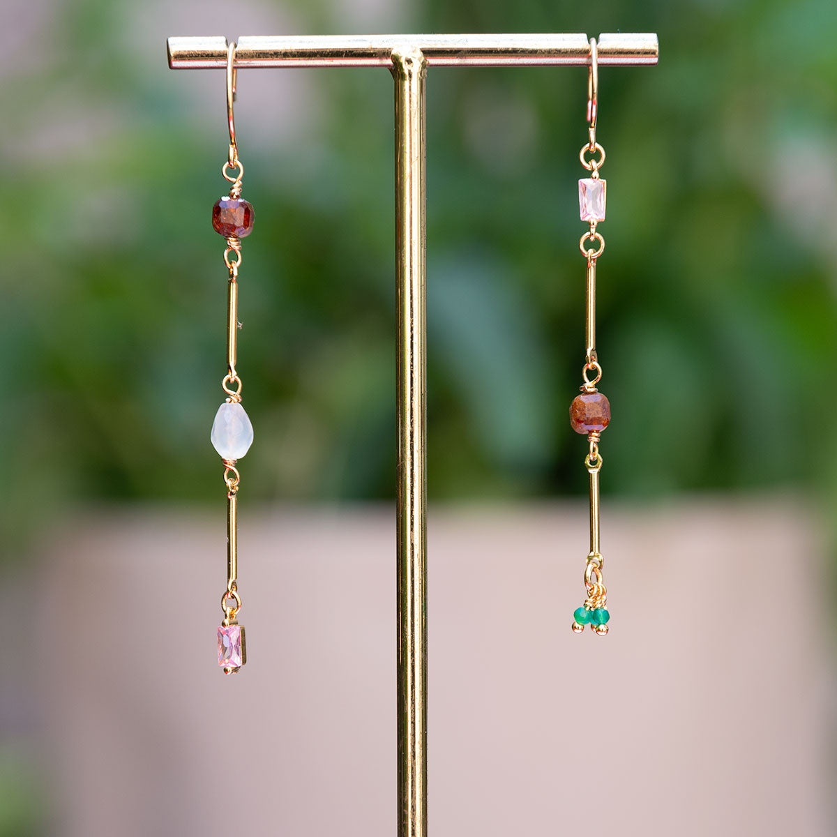 Asymmetrische Oorring FITI25-E3-GP Babazou