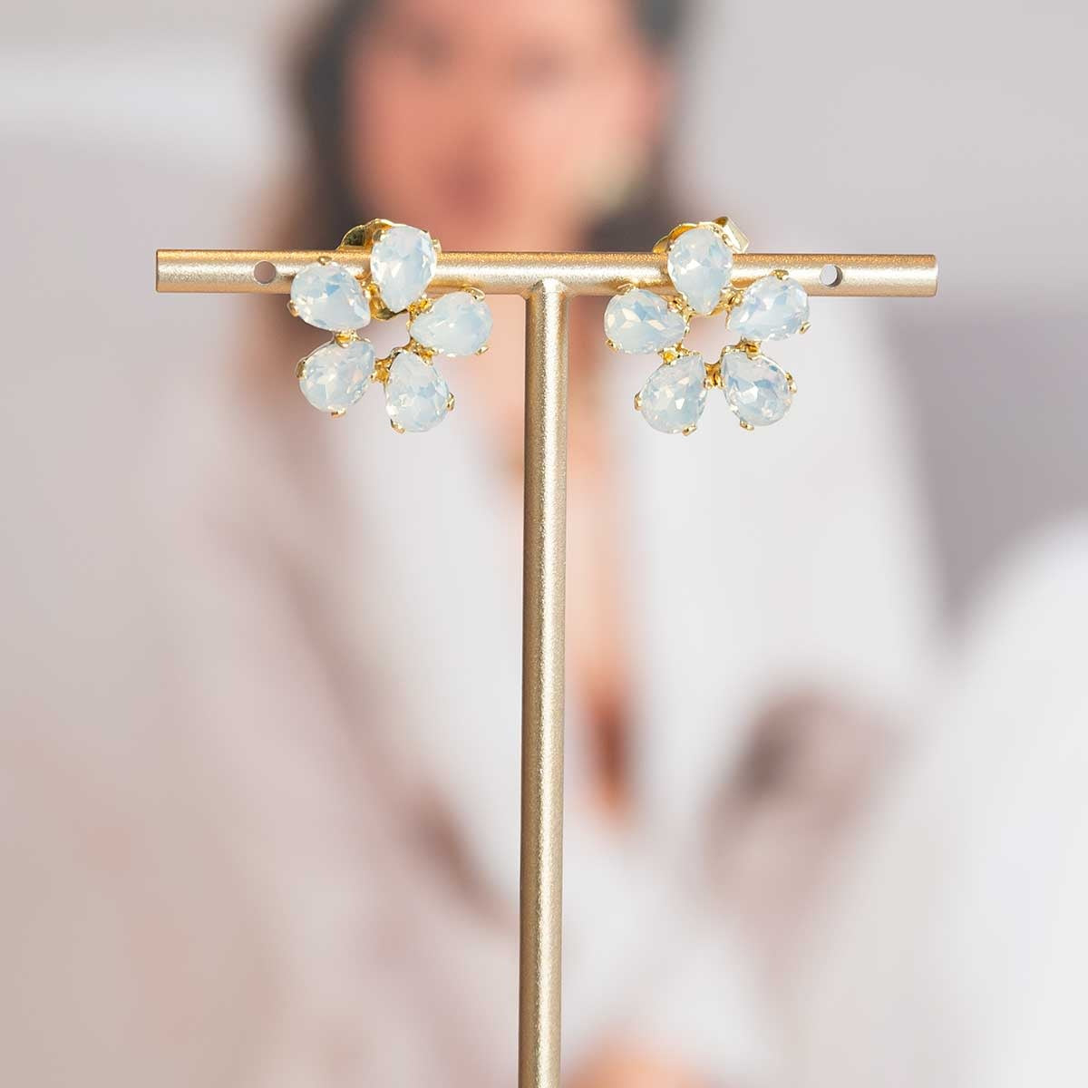 Oorring Bianka Bianco Opal