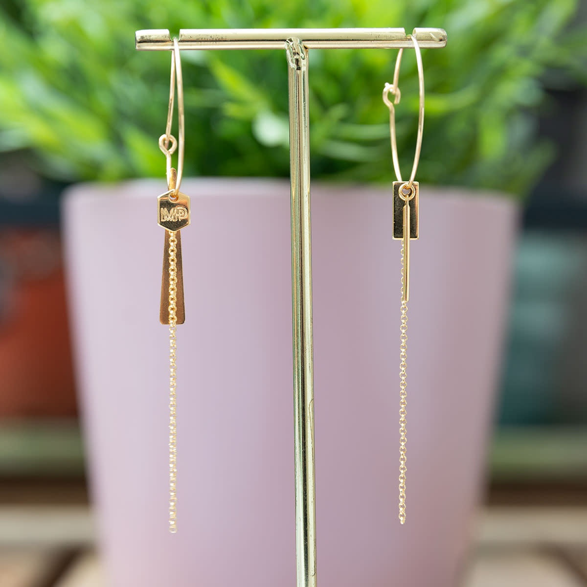 Asymmetrische Oorring CHIC23-E-G Babazou